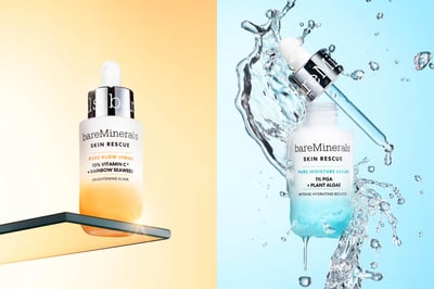 ベアミネラルの美容液シリーズのヴィジュアル画像