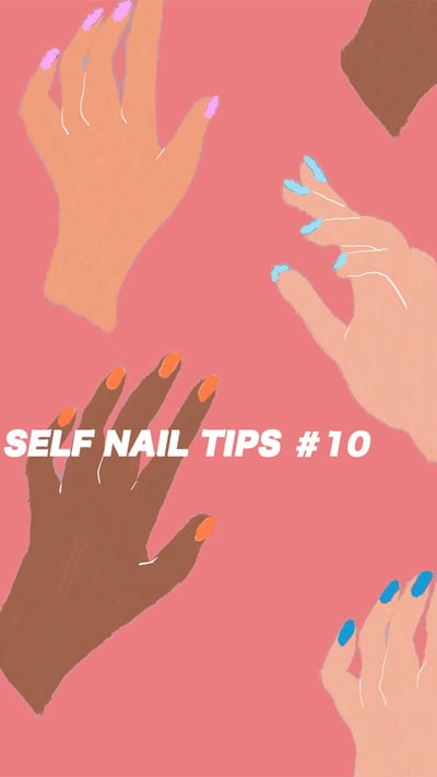 オサジ、マニキュリスト、ウカ製品を使用したセルフネイル連載