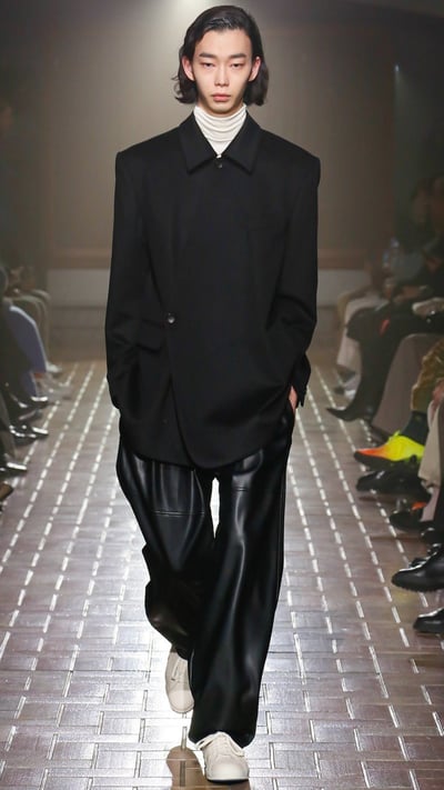 cinohの洋服を着たモデル