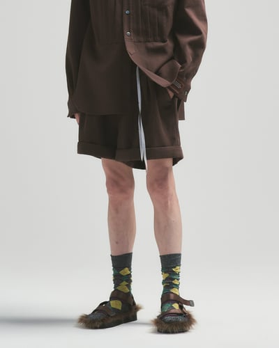 Argyle　Glitter Socks　着用画像