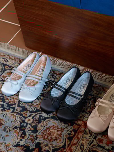 ロックフィッシュ・ウェザーウェアのバレエシューズ