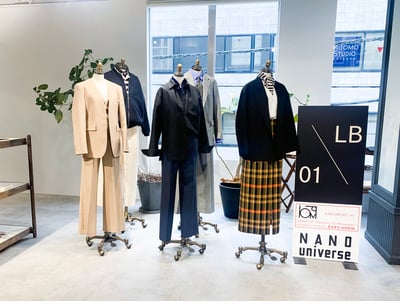 ナノ?ユニバースのドレスライン「LB.01 Statement」