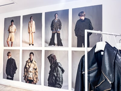 ファセッタズム2026年春夏コレクションの展示会の様子