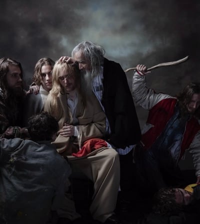 「ユダの裏切り」をテーマにコレクションを制作したLES SIXのルック画像