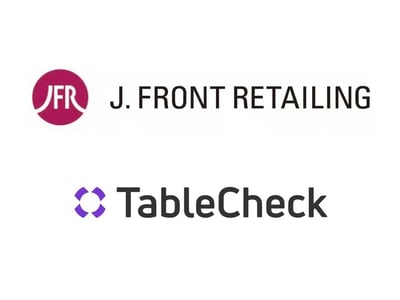 J.フロント リテイリングとテーブルチェックのロゴ