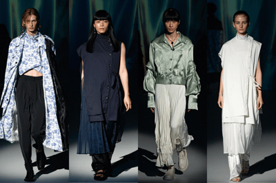 洋服を纏った4人の女性