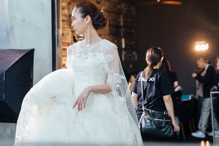 Hanae Mori manuscrit Wedding 2017SS 東京コレクション 画像2/18