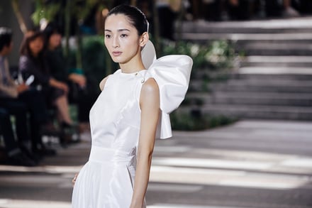 Hanae Mori manuscrit Wedding 2017SS 東京コレクション 画像10/18