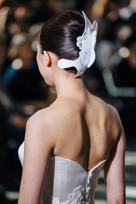 Hanae Mori manuscrit Wedding 2017SS 東京コレクション 画像12/18
