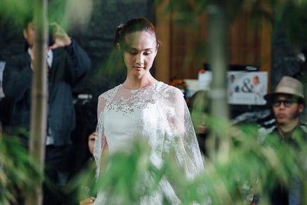 Hanae Mori manuscrit Wedding 2017SS 東京コレクション 画像13/18
