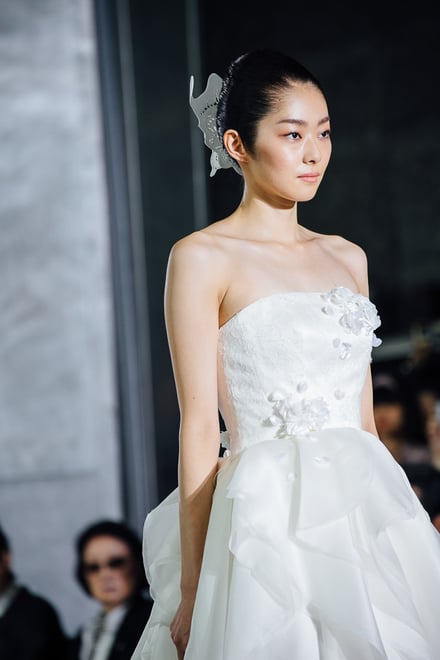 Hanae Mori manuscrit Wedding 2017SS 東京コレクション 画像15/18