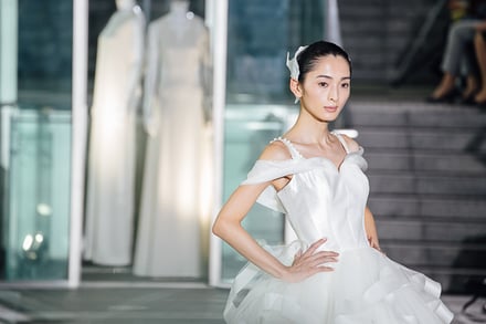Hanae Mori manuscrit Wedding 2017SS 東京コレクション 画像17/18