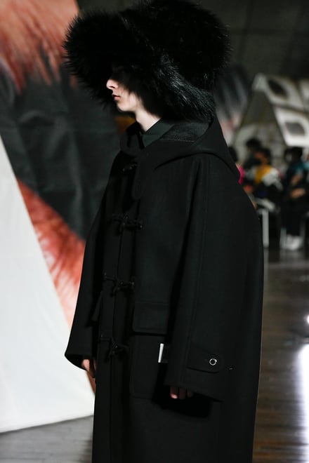 有名ブランド FUMITO GANRYU ダッフルコート 黒 abamedyc.com