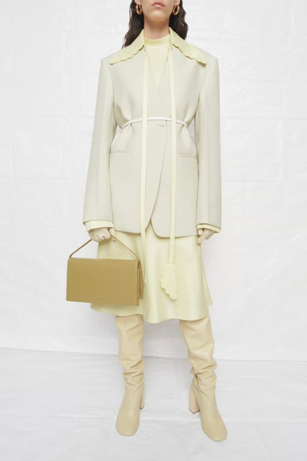 新品未使用 2021AW JIL SANDER ジルサンダー ハイネックブラウス-