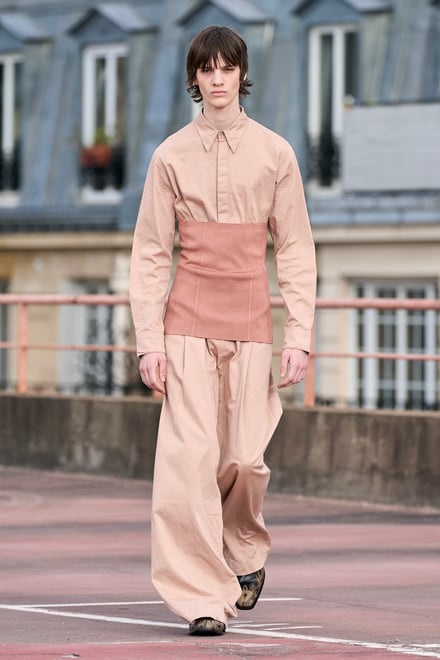 激安格安割引情報満載 Dries Van Noten 2023SS チェック柄ワイドパンツ