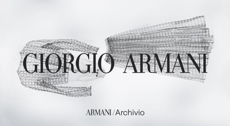 ジョルジオ アルマーニ アーカイヴ展のヴィジュアル