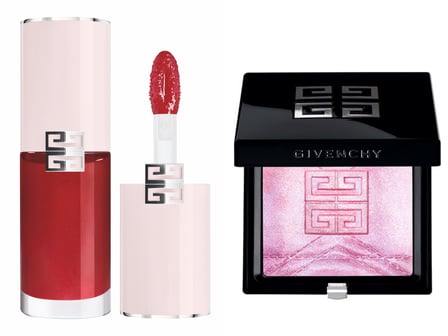 リップオイルとハイライター