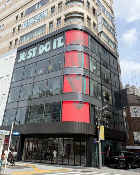 4月にオープンした新宿のナイキ路面店画像
