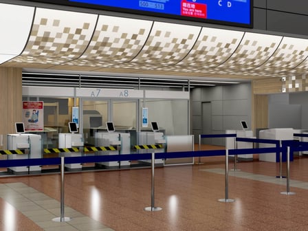 羽田空港第2ターミナル保安検査場　画像