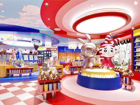 しまむらがタイで行っているポップアップストアの画像