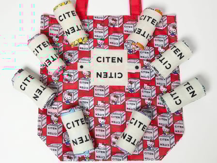 シテンとサンリオキャラクターのコラボアイテム