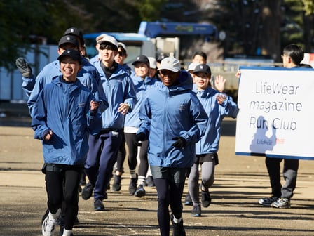 ユニクロのランニングイベント風景