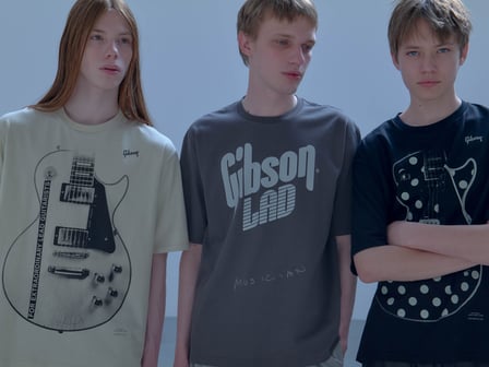 Gibson × LAD MUSICIAN コラボアイテム着用画像