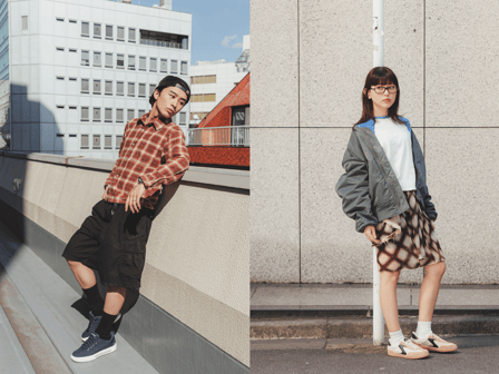 男女のストリートスナップ