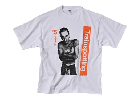バーニーズ　ニューヨークが映画「トレインスポッティング」の復刻版Tシャツを発売