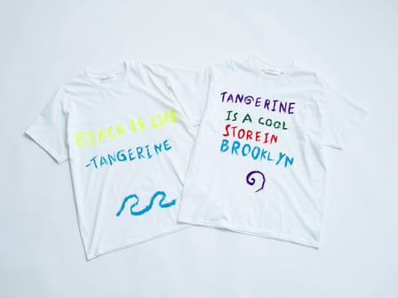 タンジェリンとロンハーマンのコラボTシャツの商品画像
