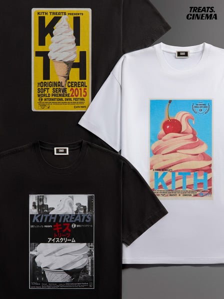 アイスクリームがデザインされたTシャツ