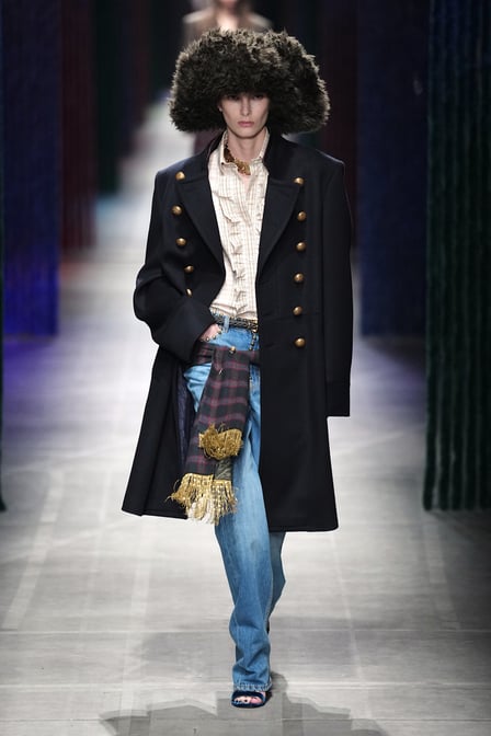 希少 ETRO エトロ ニット コート ガウン ファー ウール ブラウン 44 ファー M ETRO(エトロ) アウター(レディース) - ブランド通販のBUYMA