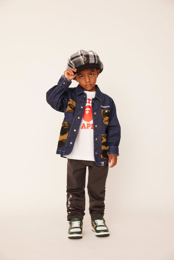 エッセンシャルコンフォート A BATHING APE × 4ing kidsヘルメット