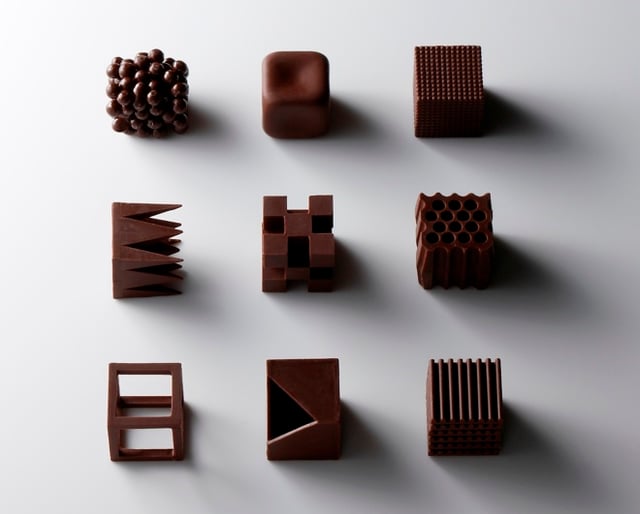 佐藤オオキのオリジナルチョコレート「ショコラテクスチャ」 Image by 西武・そごう
