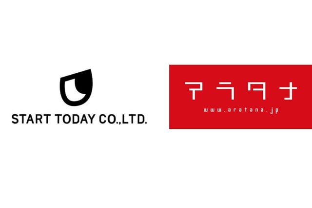 ロゴ(左から:スタートトゥデイ、アラタナ)