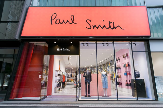 日本最大 ポール スミス 路面店が六本木にオープン 巨大アートウォールが店内に
