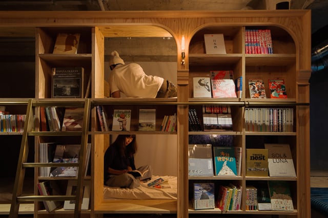 BOOK AND BED TOKYO 池袋 Image by Kastuhiro AOKI ©RSTORE 2015