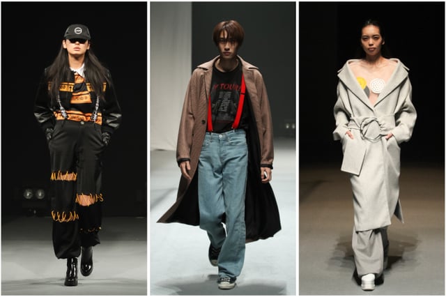 (左から)BEHIND、DAIRIKU、R.Y/S.H Image by FASHIONSNAP