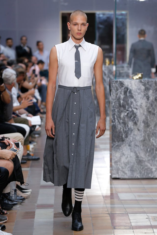 2018年メンズ春夏コレクション Image by THOM BROWNE