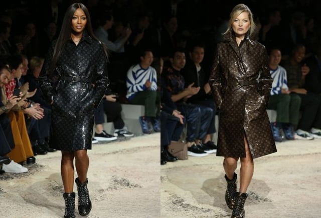 ショーのフィナーレに登場したナオミ・キャンベルとケイト・モス Image by LOUIS VUITTON