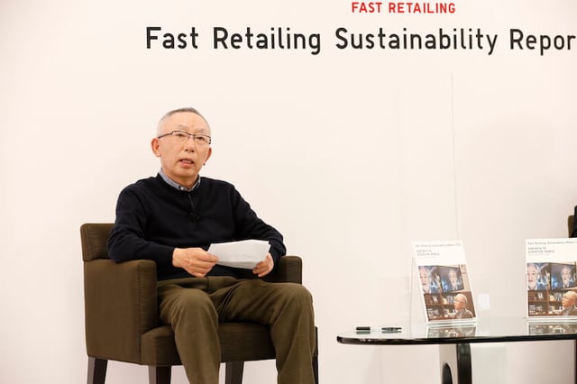 ファーストリテイリングの柳井正代表取締役会長兼社長