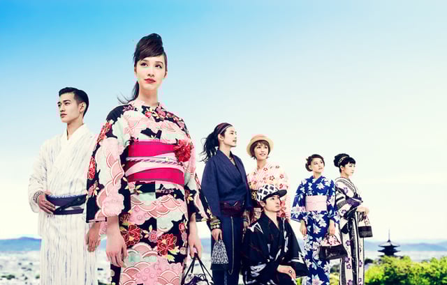 桃や石鹸の香り付きゆかた イオンが国内初展開 桃や石鹸の香り付きゆかた イオンが国内初展開