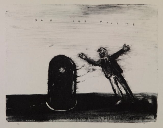 ©David Lynch, courtesy Item Editions/I Have a Radio (c)David Lynch 2009 lithograph 64 x 89 cm Image by 8/ ART GALLERY/ Tomio Koyama Gallery