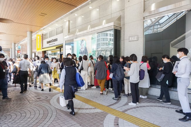 オープン後行列ができたゴントラン?シェリエ