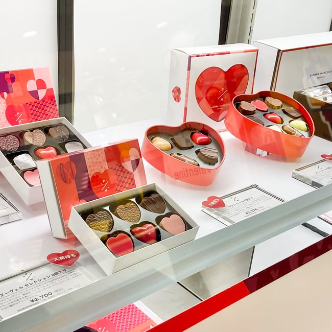 チョコの売り場