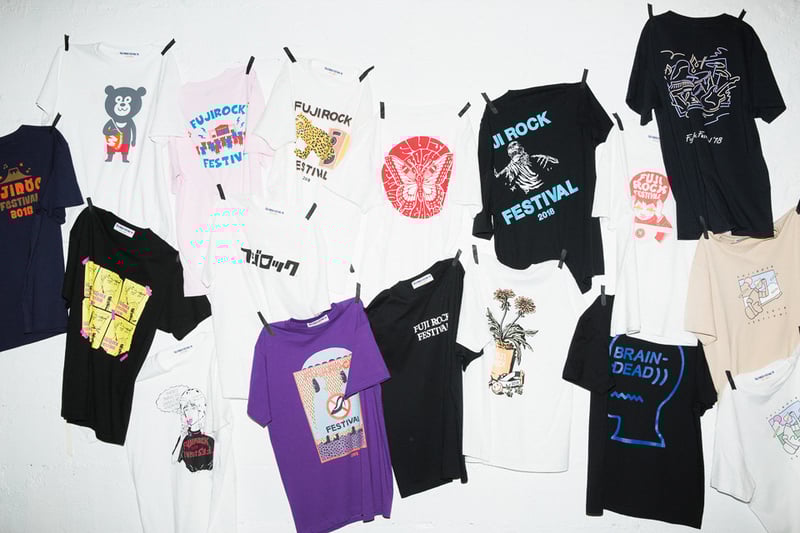 verdyら6組のアーティストがデザイン、ビームスがフジロック公式