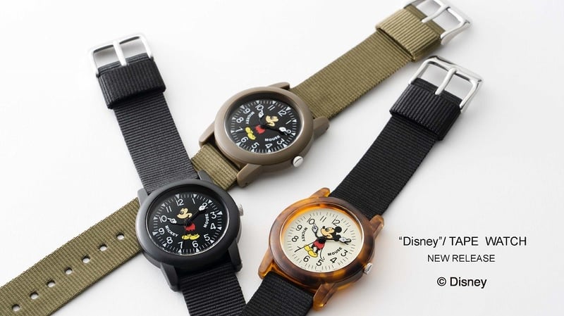 60〜70年代のミッキーマウスが腕時計に、ゲオHD子会社がヴィンテージ風