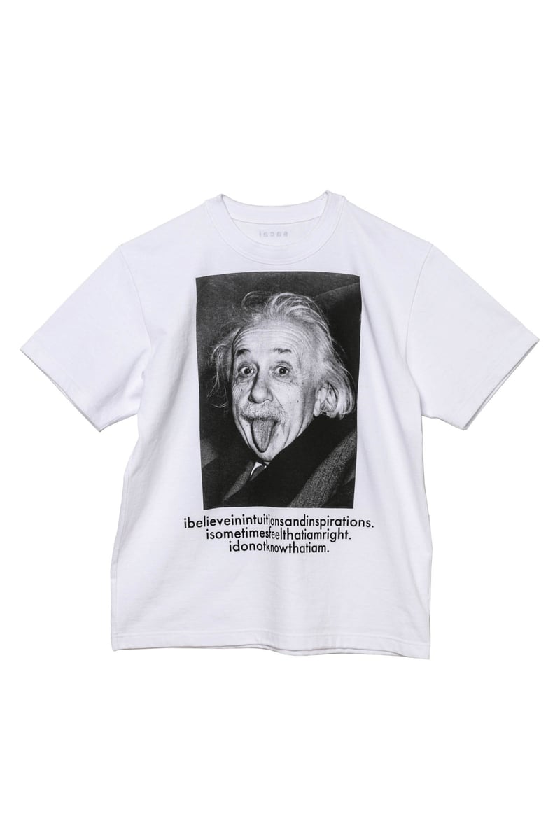 sacai  Einstein アインシュタイン Tシャツ