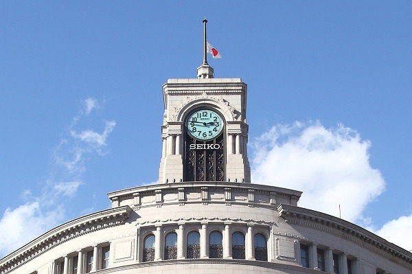 和光本館の時計塔