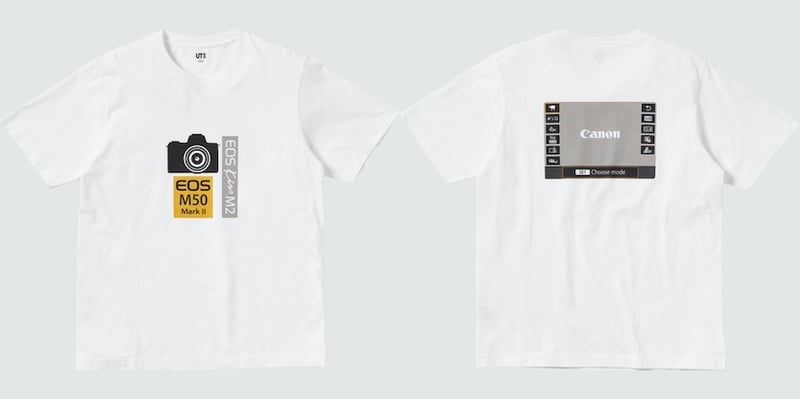 ユニクロ「UT」とキヤノンによるコラボTシャツ